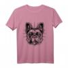 Französische Bulldogge T-Shirt für Herren und Damen - Vintage Frenchie Hundeliebhaber Shirt, Geschenk für Hundebesitzer