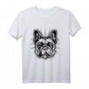 Französische Bulldogge T-Shirt für Herren und Damen - Vintage Frenchie Hundeliebhaber Shirt, Geschenk für Hundebesitzer