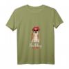 Damen Bulldoggen Pulli - English Bulldog Mom T-Shirt mit V-Ausschnitt, lustiges Geschenk für Bulldoggen-Mütter zum Muttertag