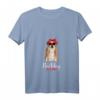 Damen Bulldoggen Pulli - English Bulldog Mom T-Shirt mit V-Ausschnitt, lustiges Geschenk für Bulldoggen-Mütter zum Muttertag