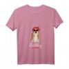 Damen Bulldoggen Pulli - English Bulldog Mom T-Shirt mit V-Ausschnitt, lustiges Geschenk für Bulldoggen-Mütter zum Muttertag