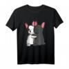 Hund Umarmung Französische Bulldogge T-Shirt - Witzige Geschenkidee für Hunde Fans & Bulldoggen Liebhaber