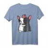 Hund Umarmung Französische Bulldogge T-Shirt - Witzige Geschenkidee für Hunde Fans & Bulldoggen Liebhaber