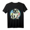 Englische Bulldogge Retro Style T-Shirt - Lustiges Geschenk für Geburtstage, Weihnachten & Tierliebhaber