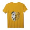 Damen T-Shirt mit V-Ausschnitt - He is Your Friend Your Partner Your Dog Englische Bulldogge Design als perfektes Geschenk für Hundeliebhaber