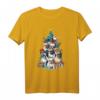 Süße französische Bulldogge Weihnachten und Weihnachtsbaum T-Shirt – Lustiges Festtagsdesign für Bulldoggen-Fans, Familie & Freunde