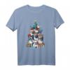 Süße französische Bulldogge Weihnachten und Weihnachtsbaum T-Shirt – Lustiges Festtagsdesign für Bulldoggen-Fans, Familie & Freunde