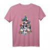 Süße französische Bulldogge Weihnachten und Weihnachtsbaum T-Shirt – Lustiges Festtagsdesign für Bulldoggen-Fans, Familie & Freunde