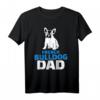 Herren Französische Bulldogge Papa T-Shirt - Klassisch geschnitten, doppelt genähter Saum für Hundebesitzer & Papas