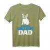 Herren Französische Bulldogge Papa T-Shirt - Klassisch geschnitten, doppelt genähter Saum für Hundebesitzer & Papas