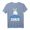 Herren Französische Bulldogge Papa T-Shirt - Klassisch geschnitten, doppelt genähter Saum für Hundebesitzer & Papas