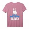 Herren Französische Bulldogge Papa T-Shirt - Klassisch geschnitten, doppelt genähter Saum für Hundebesitzer & Papas