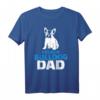 Herren Französische Bulldogge Papa T-Shirt - Klassisch geschnitten, doppelt genähter Saum für Hundebesitzer & Papas