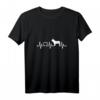 Frenchie EKG Herzschlag T-Shirt für Französische Bulldogge - Perfektes Geschenk für Hundeliebhaber, Herrchen & Frauchen