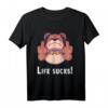Witziges 'Life Sucks' Bulldogge T-Shirt – Humorvolles Geschenk für Frustrierte, Freunde & Familie