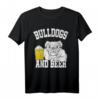 Lustiges Bulldoggen Bier T-Shirt - Perfektes Geschenk für Bulldoggenliebhaber, Bierfans & Hundezubehör für Weihnachten & Geburtstag