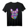 Französische Bulldogge, bemalt, künstlerisches Hund T-Shirt – Perfektes Geschenk für Bulldoggen-Fans und Hundeliebhaber