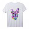 Französische Bulldogge, bemalt, künstlerisches Hund T-Shirt – Perfektes Geschenk für Bulldoggen-Fans und Hundeliebhaber