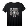 Französische Bulldogge Fledermaus Märchen Sei Anders T-Shirt – Einzigartiges Design für Herren und Damen, Perfekt für Tier- und Märchenfans