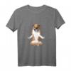 Damen Yoga Hund T-Shirt mit Englischer Bulldogge – Perfektes Geschenk für Hundeliebhaberinnen und Meditationsfans