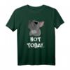 Not Today Französische Bulldogge Hund T-Shirt - Klassisch geschnitten, doppelt genähter Saum, perfekt für Hundeliebhaber