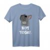 Not Today Französische Bulldogge Hund T-Shirt - Klassisch geschnitten, doppelt genähter Saum, perfekt für Hundeliebhaber