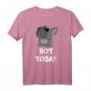 Not Today Französische Bulldogge Hund T-Shirt - Klassisch geschnitten, doppelt genähter Saum, perfekt für Hundeliebhaber