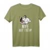 Französische Bulldogge Nope Not Today Grafikdesign T-Shirt – Humorvolles Hundeshirt, Klassisch geschnitten