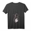 Damen Französische Bulldogge Frenchie Hund T-Shirt mit V-Ausschnitt – Lustiges Geschenk für Hundeliebhaber, Gassi- und Hundeschulbesuche