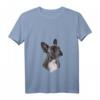 Damen Französische Bulldogge Frenchie Hund T-Shirt mit V-Ausschnitt – Lustiges Geschenk für Hundeliebhaber, Gassi- und Hundeschulbesuche