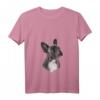 Damen Französische Bulldogge Frenchie Hund T-Shirt mit V-Ausschnitt – Lustiges Geschenk für Hundeliebhaber, Gassi- und Hundeschulbesuche
