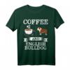 Englische Bulldogge Kaffee T-Shirt – Süßes Geschenk für Hundeliebhaber, Kaffee-Fans & Tierfreunde zu Weihnachten, Geburtstag oder Thanksgiving