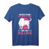Mädchen mit 40 Geburtstag T-Shirt - Lustiges Englisch Bulldogge & Kaffee Design für Hundeliebhaber