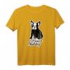 Französische Bulldogge T-Shirt mit Silhouette - Klassisch geschnitten, perfekt für Bulldoggenliebhaber und Hundefans