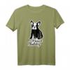 Französische Bulldogge T-Shirt mit Silhouette - Klassisch geschnitten, perfekt für Bulldoggenliebhaber und Hundefans