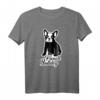 Französische Bulldogge T-Shirt mit Silhouette - Klassisch geschnitten, perfekt für Bulldoggenliebhaber und Hundefans