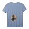 Damen Hund Englische Bulldogge T-Shirt mit V-Ausschnitt – Perfektes Geschenk für Bulldoggenfans und Hundeliebhaberinnen