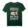 Französische Bulldogge Hund Positiv Auf Müde Getestet T-Shirt – Lustiges Schlafshirt für Hundeliebhaber & Frenchie Fans, Perfekt als Geschenk für Familie & Freunde