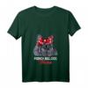 Damen Französische Bulldogge Mama T-Shirt mit V-Ausschnitt – Lustiges Hundemotiv, Geschenkideen für Hunde- & Frenchie-Liebhaber zu Geburtstag, Weihnachten & Muttertag