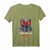 Damen Französische Bulldogge Mama T-Shirt mit V-Ausschnitt – Lustiges Hundemotiv, Geschenkideen für Hunde- & Frenchie-Liebhaber zu Geburtstag, Weihnachten & Muttertag