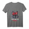 Damen Französische Bulldogge Mama T-Shirt mit V-Ausschnitt – Lustiges Hundemotiv, Geschenkideen für Hunde- & Frenchie-Liebhaber zu Geburtstag, Weihnachten & Muttertag