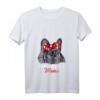 Damen Französische Bulldogge Mama T-Shirt mit V-Ausschnitt – Lustiges Hundemotiv, Geschenkideen für Hunde- & Frenchie-Liebhaber zu Geburtstag, Weihnachten & Muttertag