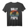 Herren Bully Papa T-Shirt - Englische Bulldogge Hund Geschenk mit Humor für Hundeliebhaber & Hundeväter