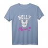 Damen Bully Mama Frenchie Frauchen T-Shirt – Französische Bulldogge Geschenk für Hundeliebhaber, Züchter & Frauchen zu Weihnachten, Geburtstag & Muttertag