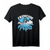 Frenchie Papa Hunde Herrchen T-Shirt - Lustiges French Bulldog Design für Hundebesitzer & Frenchie Fans, Perfekt zum Gassi & als Geschenk