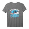 Frenchie Papa Hunde Herrchen T-Shirt - Lustiges French Bulldog Design für Hundebesitzer & Frenchie Fans, Perfekt zum Gassi & als Geschenk