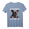 Guten Morgen Ganz Dünnes Eis Französische Bulldogge Frenchie T-Shirt - Lustiges Kaffee Spruch Design für Hundeliebhaber & Frenchie Fans