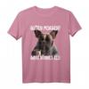 Guten Morgen Ganz Dünnes Eis Französische Bulldogge Frenchie T-Shirt - Lustiges Kaffee Spruch Design für Hundeliebhaber & Frenchie Fans