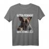 Guten Morgen Ganz Dünnes Eis Französische Bulldogge Frenchie T-Shirt - Lustiges Kaffee Spruch Design für Hundeliebhaber & Frenchie Fans