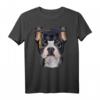 Süße französische Bulldogge im Hochschulabschluss Kappe T-Shirt - Lustiges Hundedesign für Tier- und Hundeeliebhaber